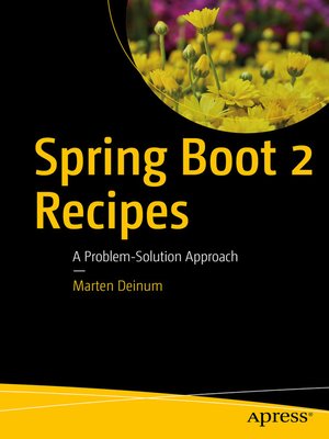 cover image of Spring Boot 2 Recipes